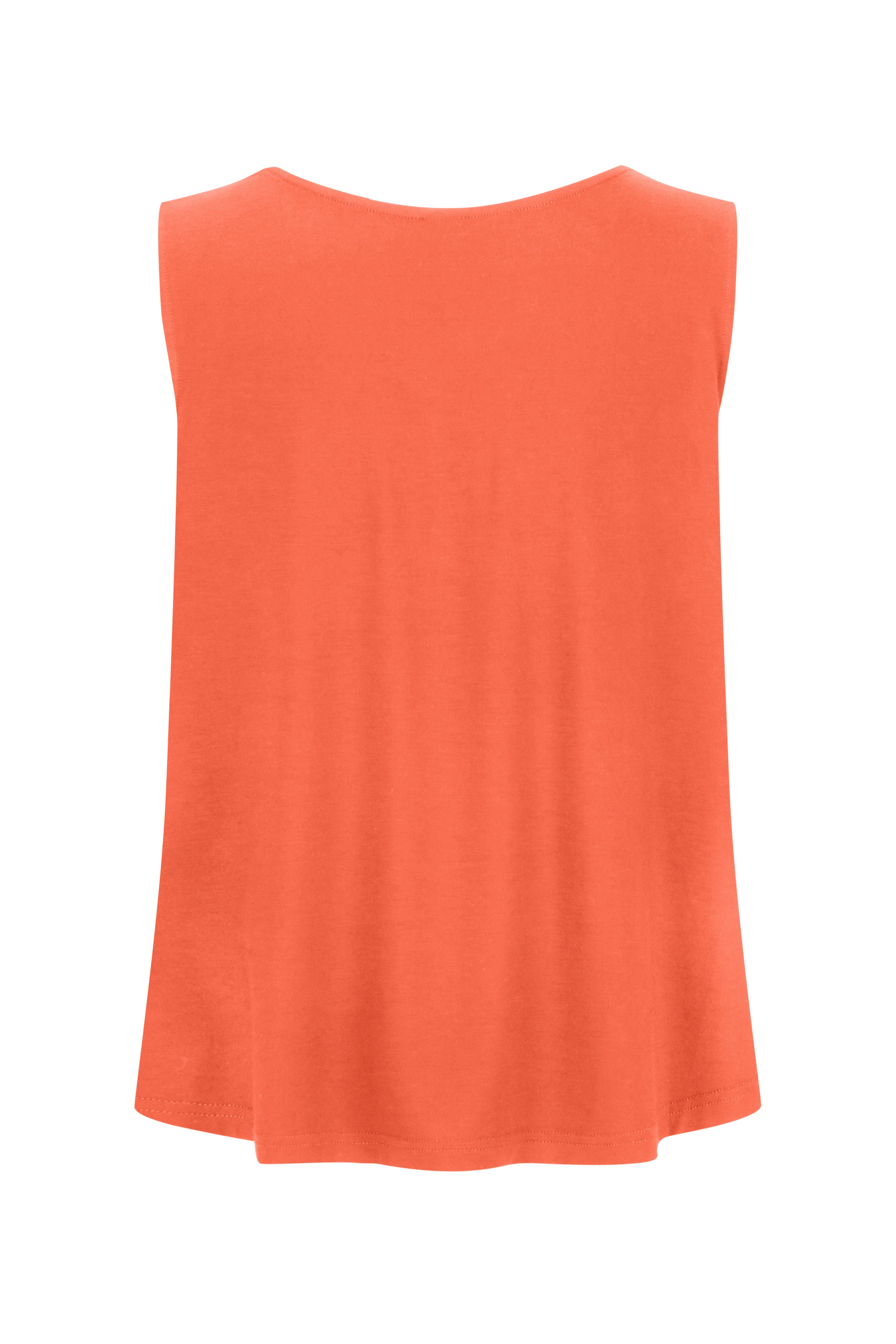 Bamboo Boat Neck Tank - Coral - Image 2