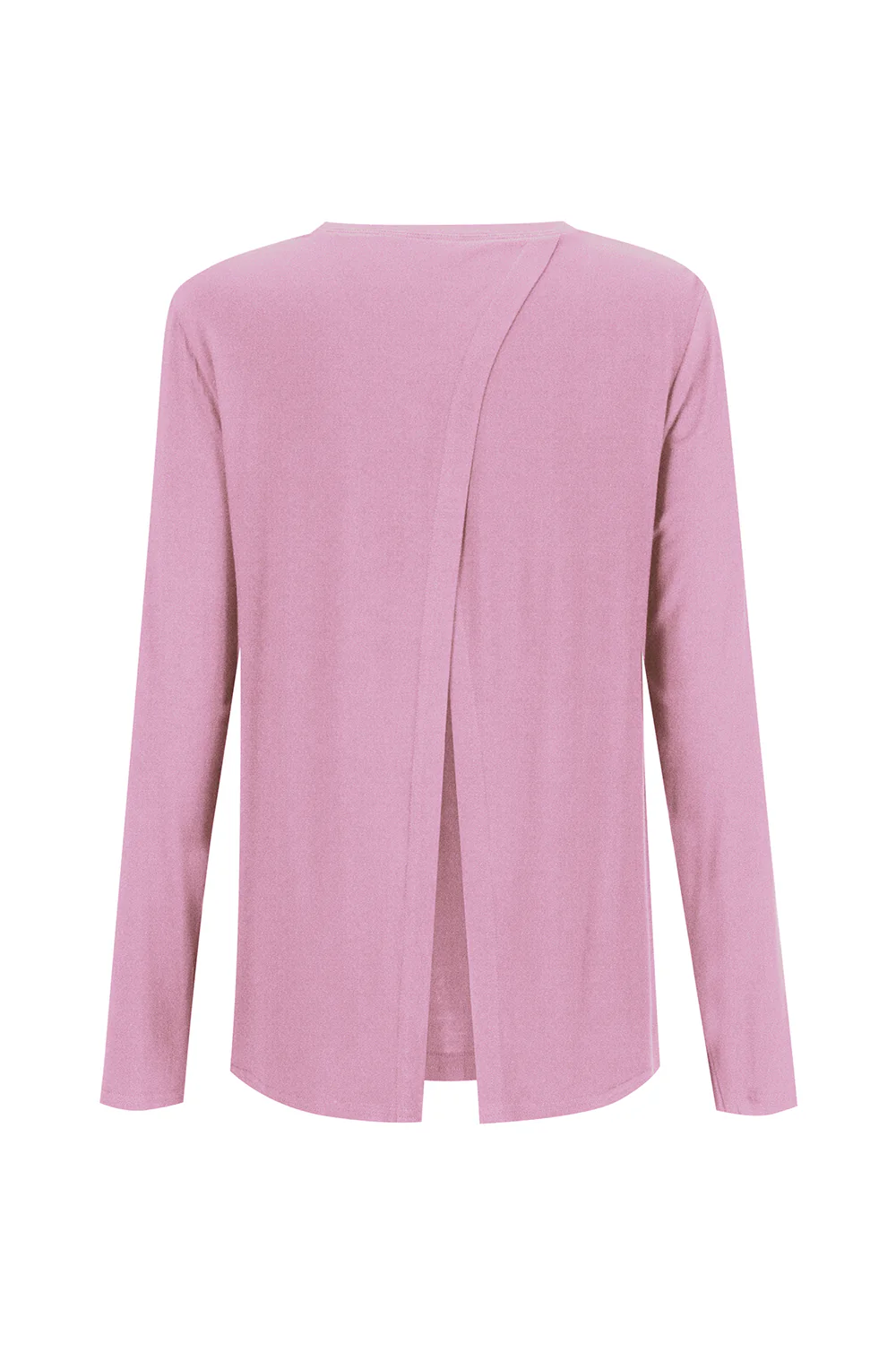 Bamboo Long Sleeve with Back Tie - Lavender - Image 2