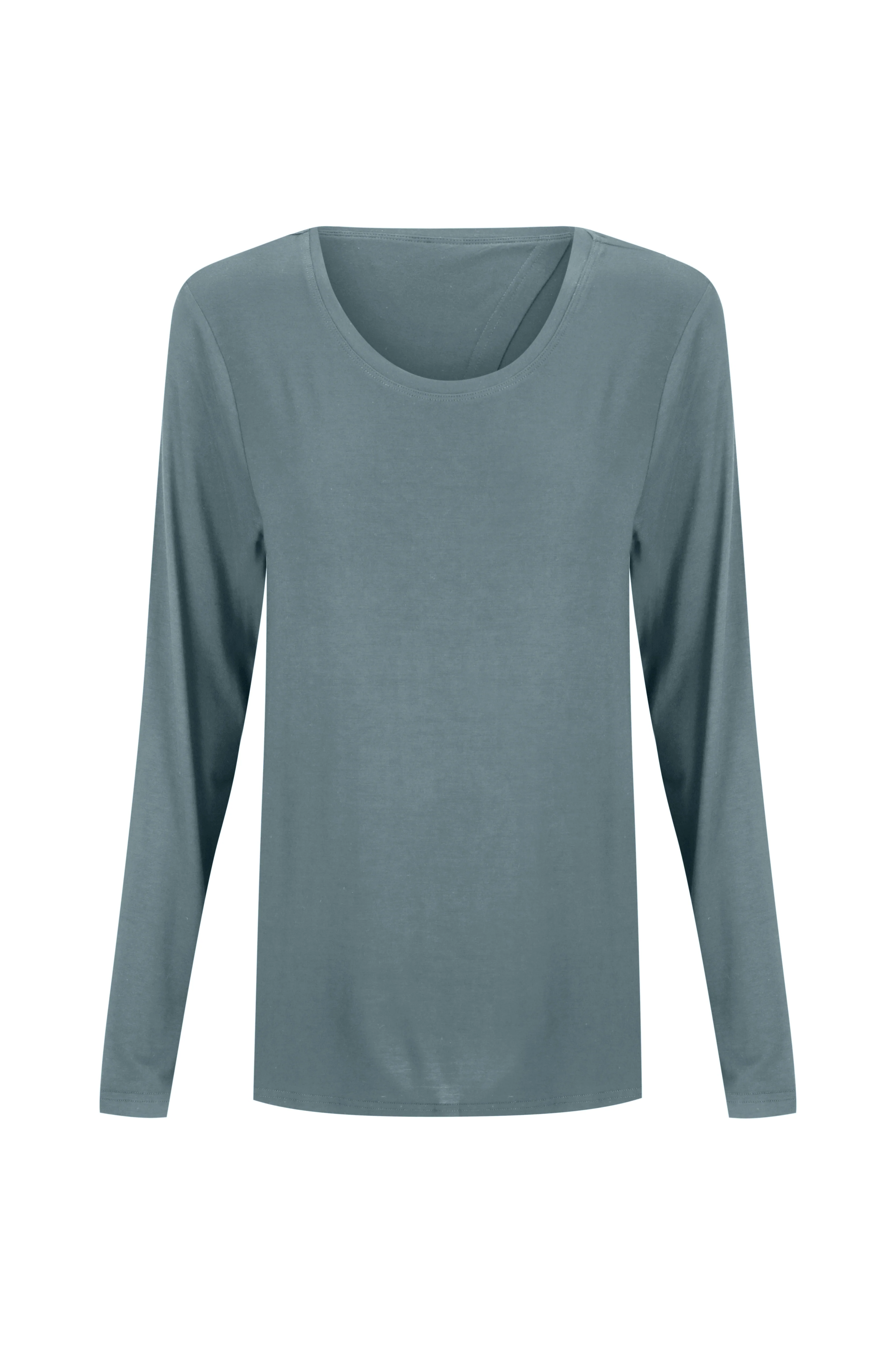 Bamboo Long Sleeve with Back Tie - Sage