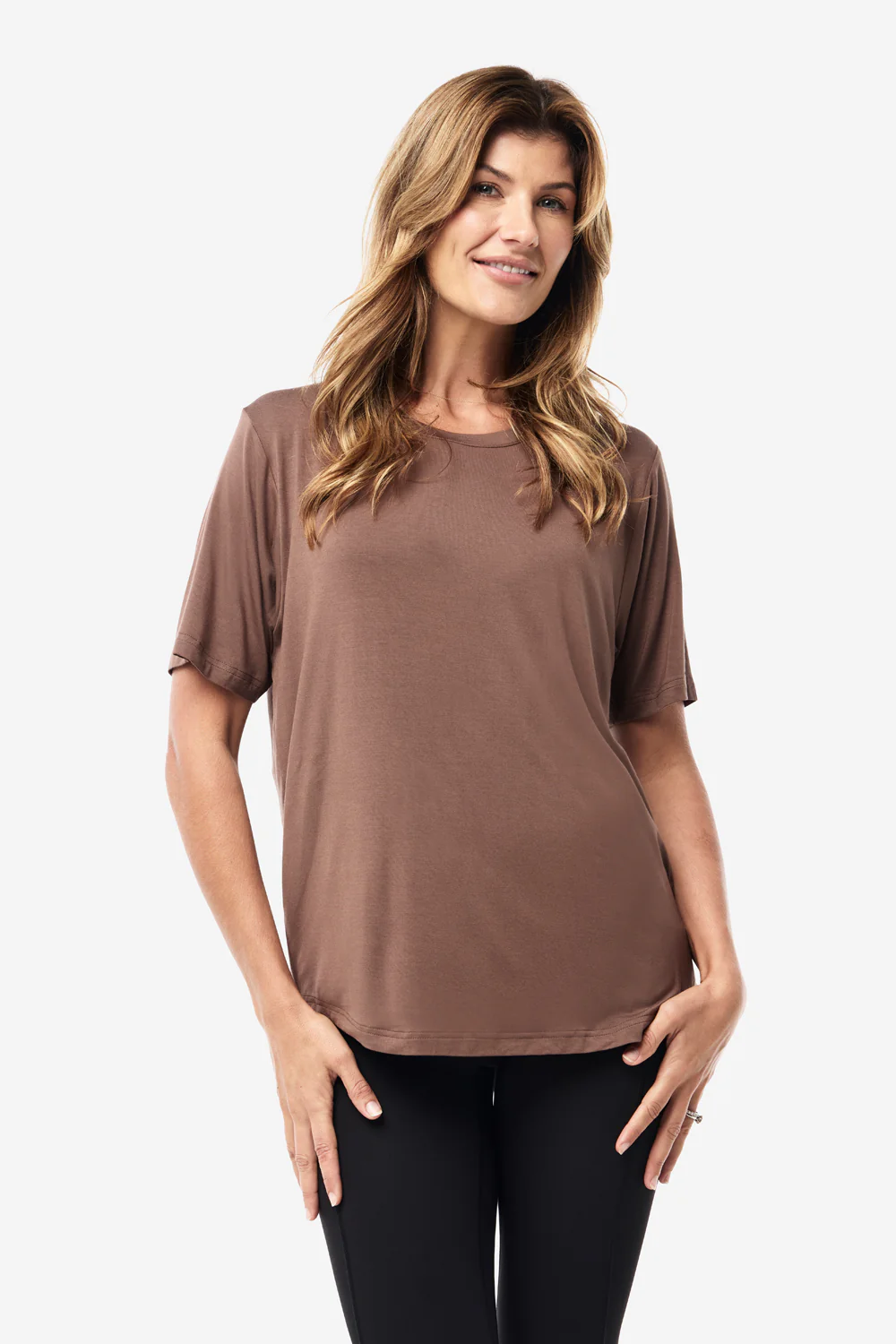 Classic Bamboo T-Shirt - Mocha - Image 6
