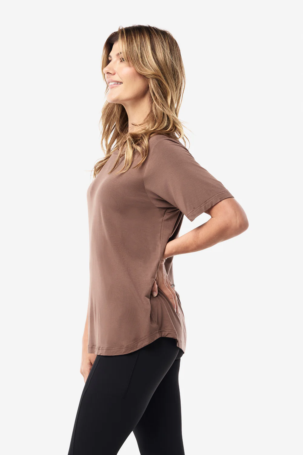 Classic Bamboo T-Shirt - Mocha - Image 7