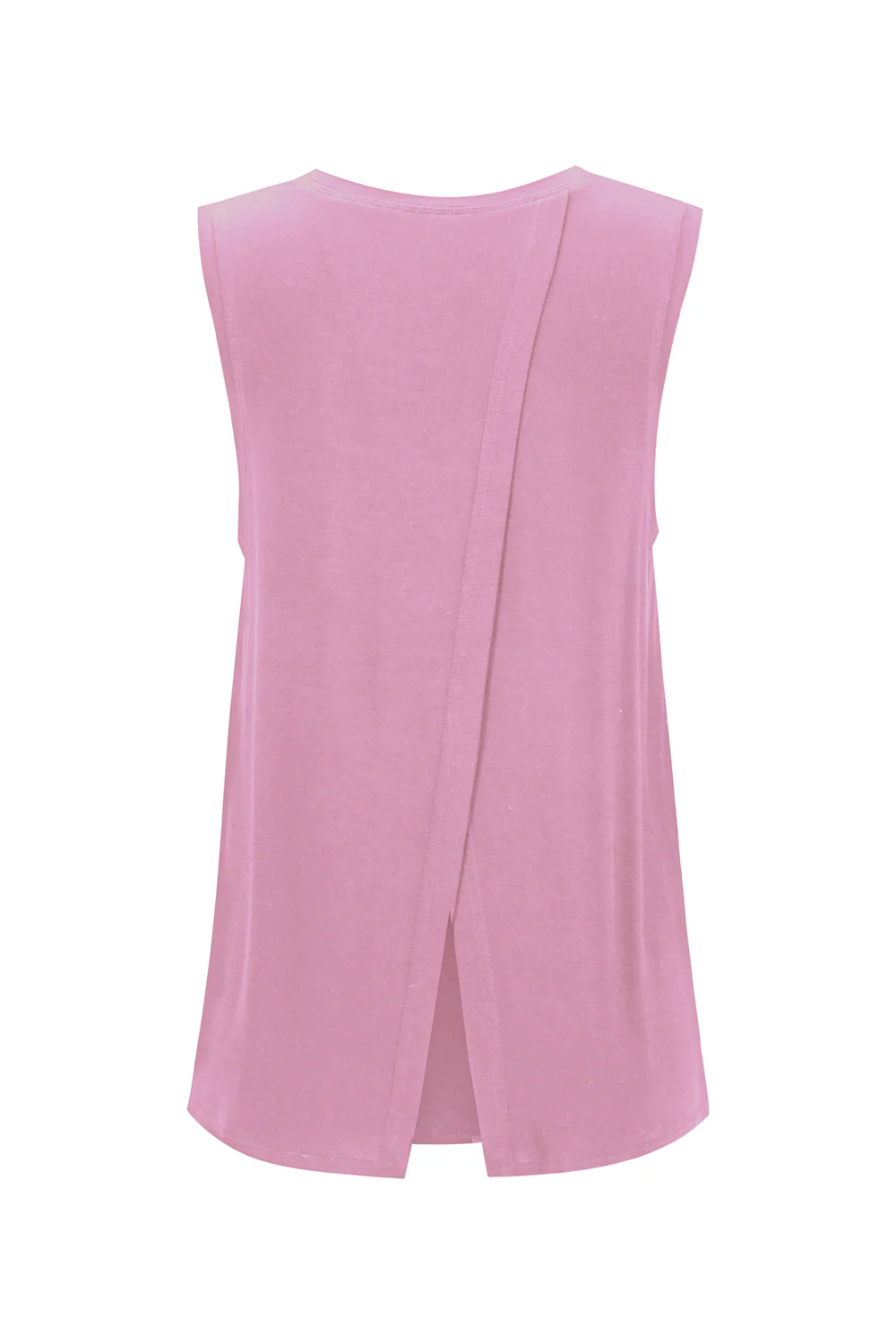 Bamboo Tank with Back Tie - Lavender - Image 2
