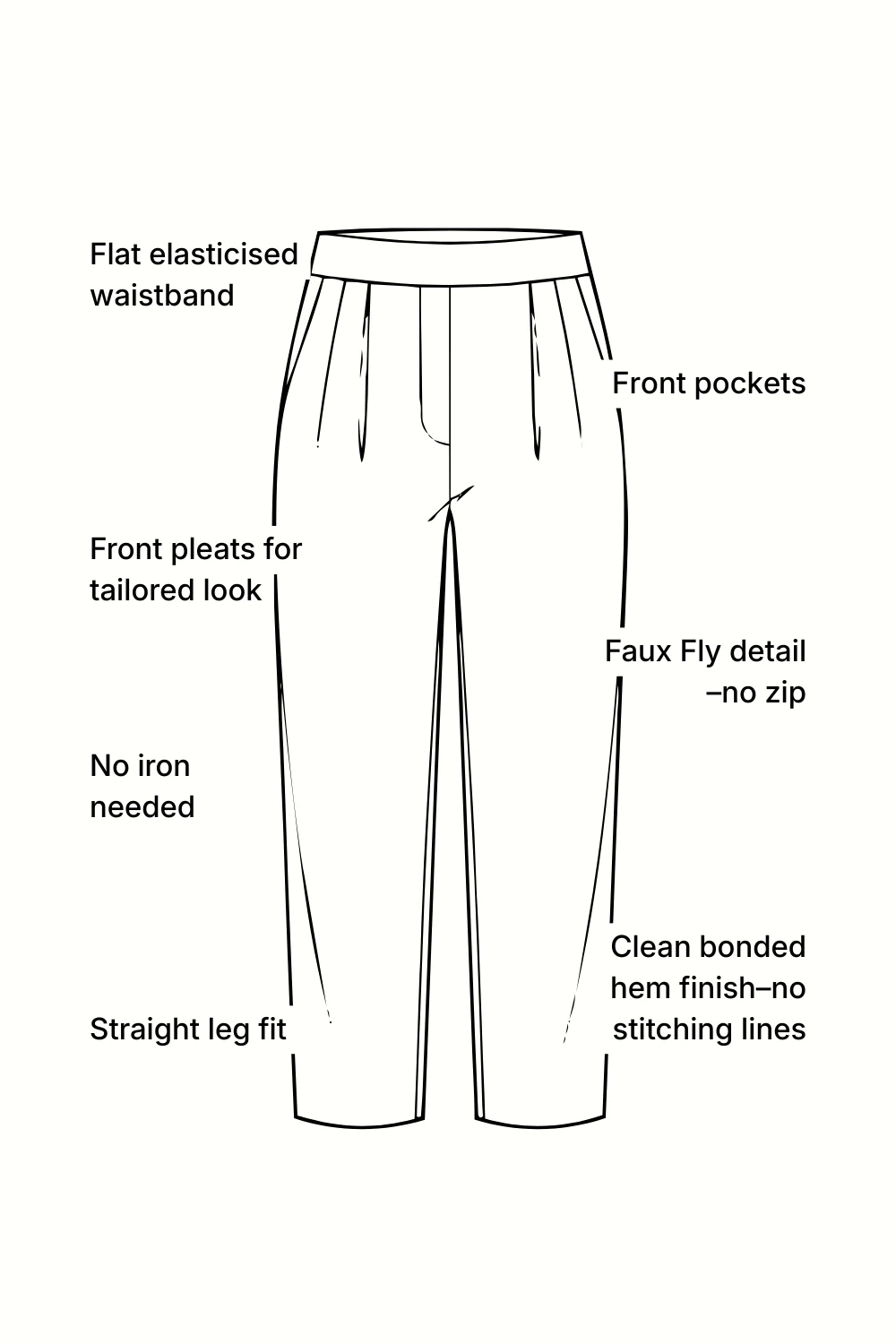 Motion Straight Leg Tailored Pant - Navy - Image 7