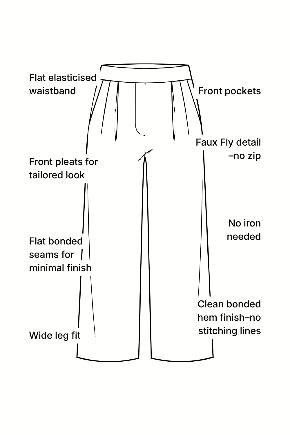 Motion Wide Leg Tailored Pant - Espresso - Image 7