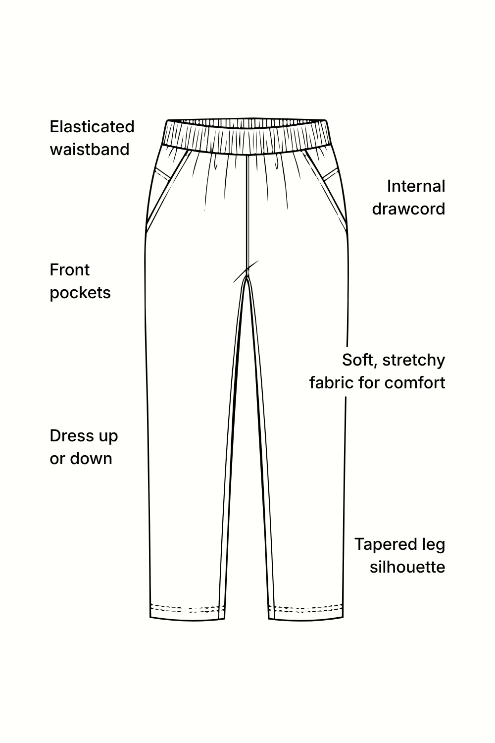 Motion Pull On Pant - Espresso - Image 7