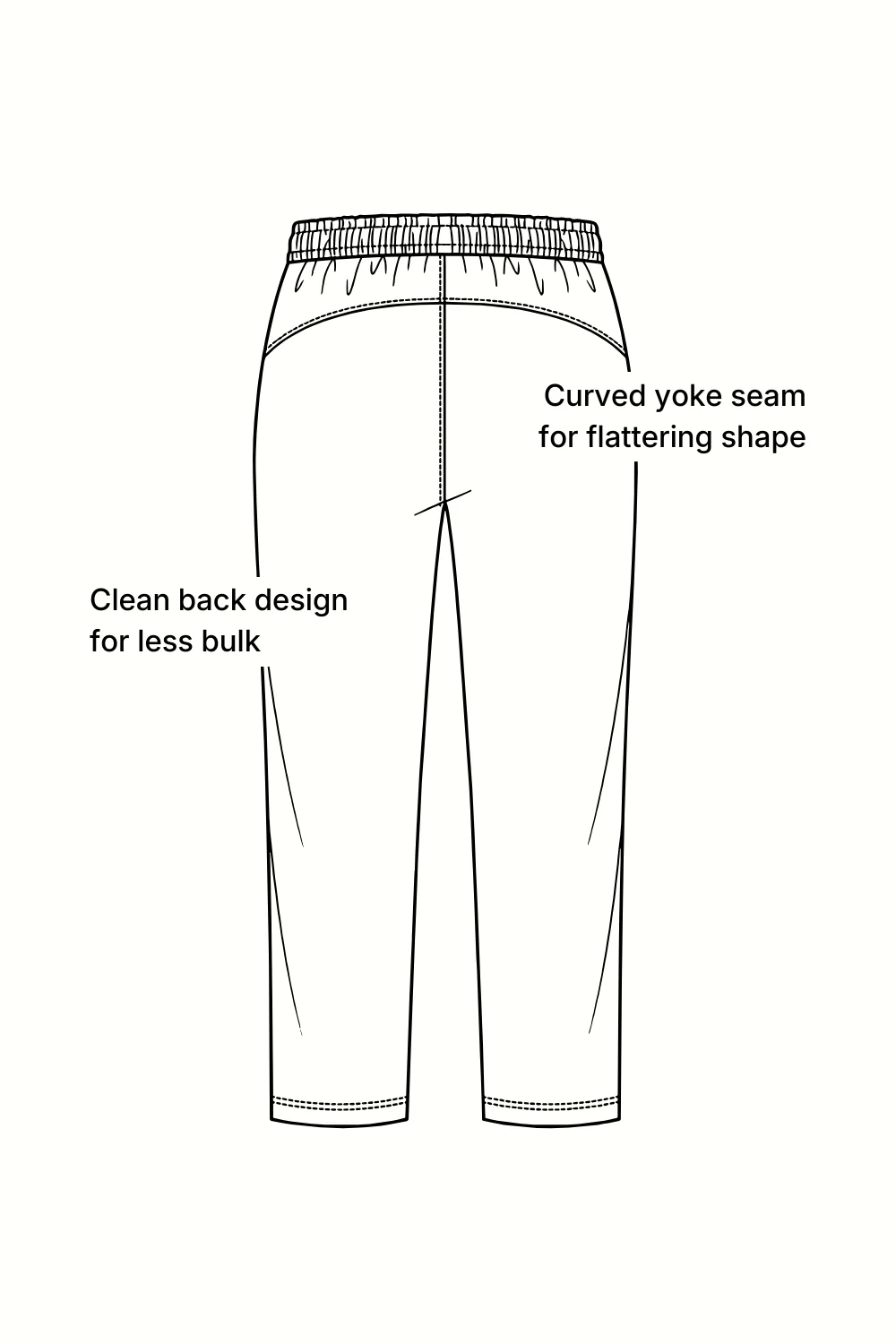 Motion Pull On Pant - Black - Image 8