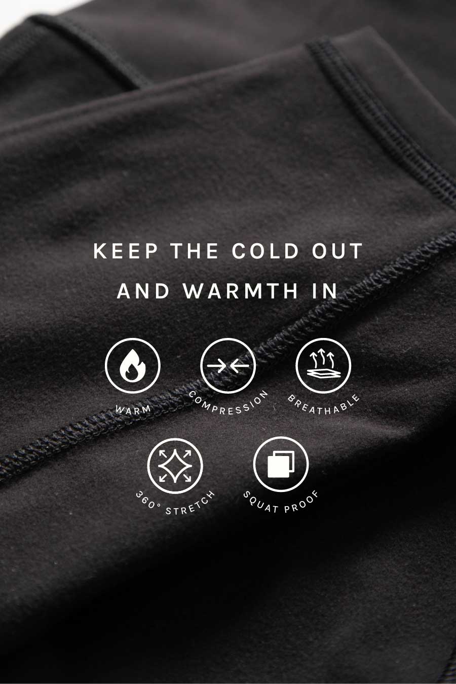Thermal High-Waist Legging - Black - Image 4