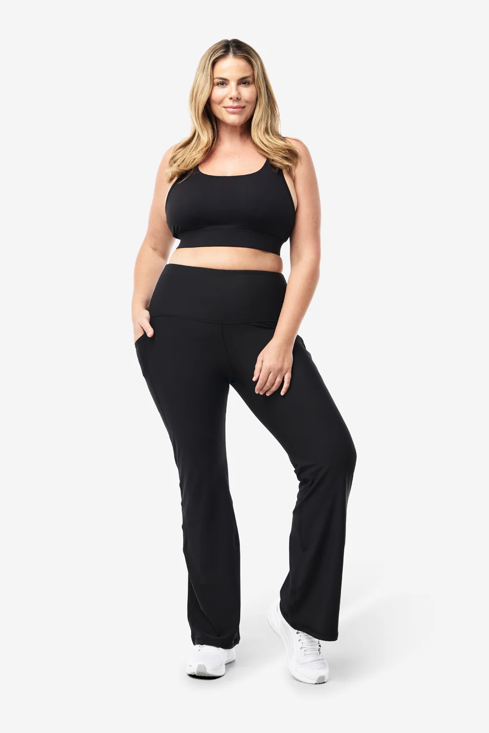 Thermal Flare Pocket Legging - Black - Image 6